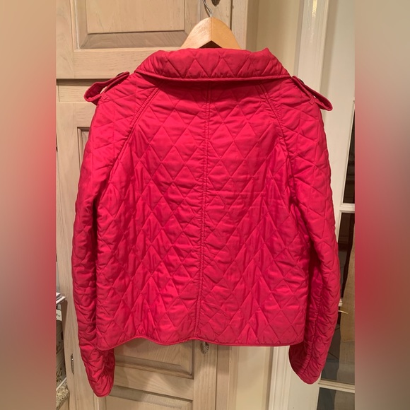 Lilly Pulitzer Raspberry Quilted 
Jacket…size S - Picture 2 of 2